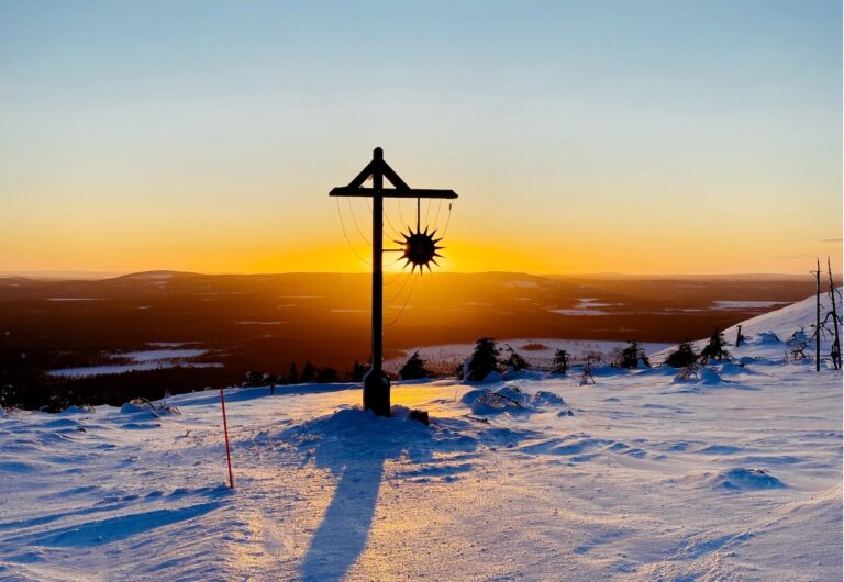 slunovrat, zima, hory, západ slunce, slunce, motiv, sníh, zimní slunovrat