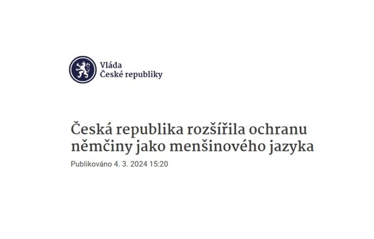 Němčina, ochrana, vláda, úřední jazyk,